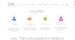 Desktop Screenshot of praxis-developpement.fr