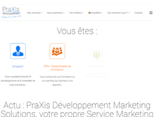 Tablet Screenshot of praxis-developpement.fr